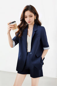3824 Summer refreshing style, lightweight women's suit set