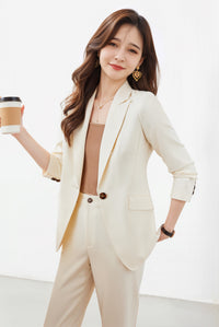 3211 OL professional style, simple and fashionable suit set