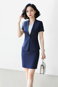 206 Summer refreshing style, lightweight women's suit set
