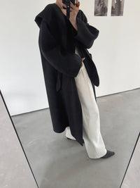 Warm Commuter Long Wool Coat