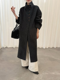 Soft Tone Elegant Wool Coat