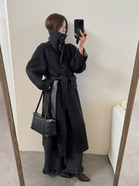 Retro Plaid Wool Coat for Women