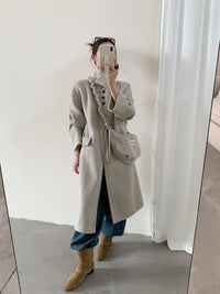 Autumn Winter Wool Coat for Office Lady